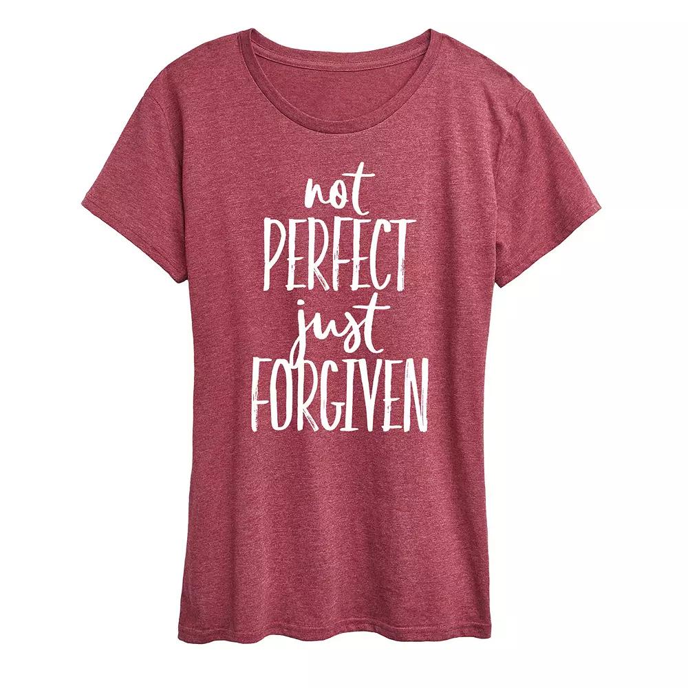 Women's Not Perfect Just Forgiven Graphic Tee,  Product Image