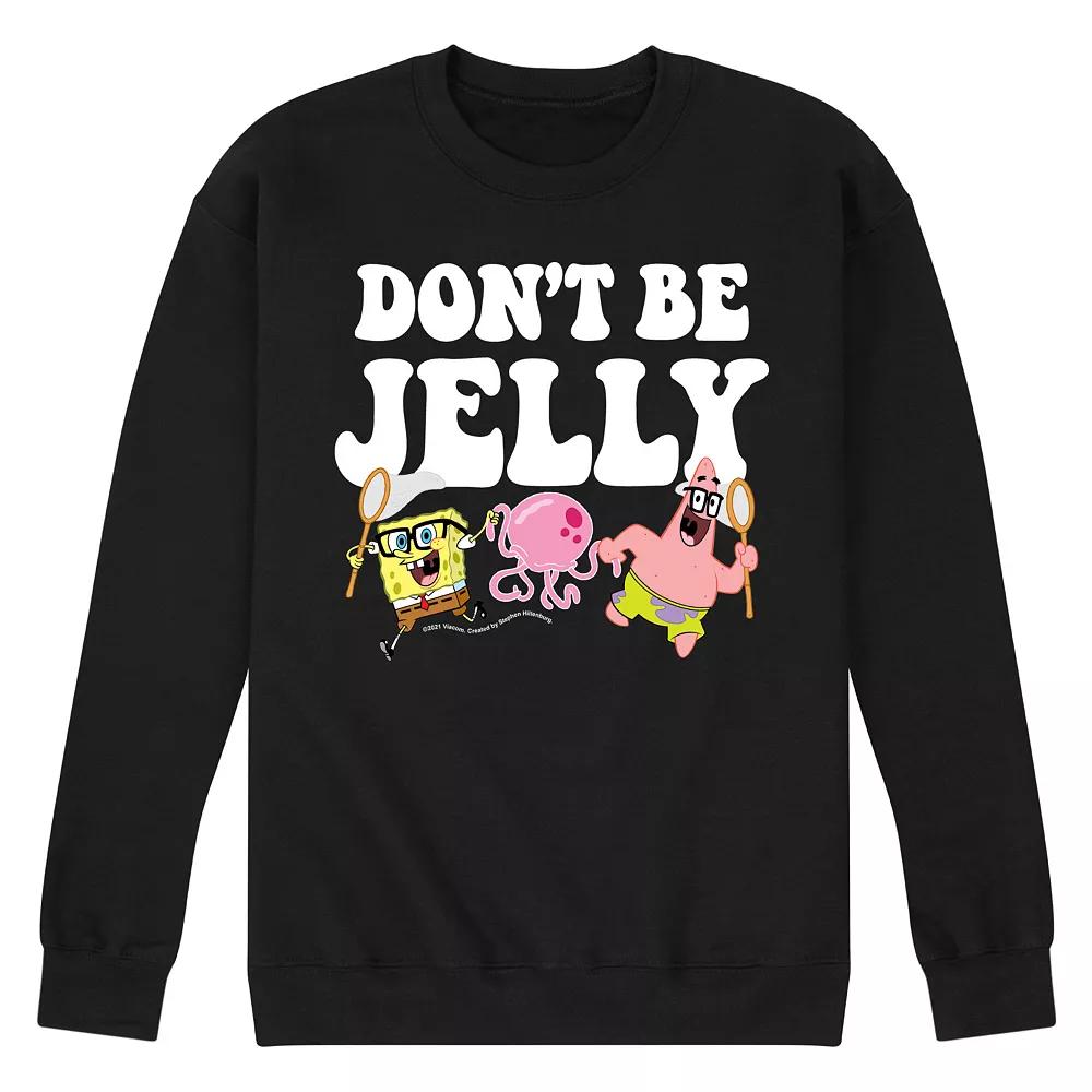 Men's SpongeBob SquarePants Dont Be Jelly Sweatshirt,  Product Image
