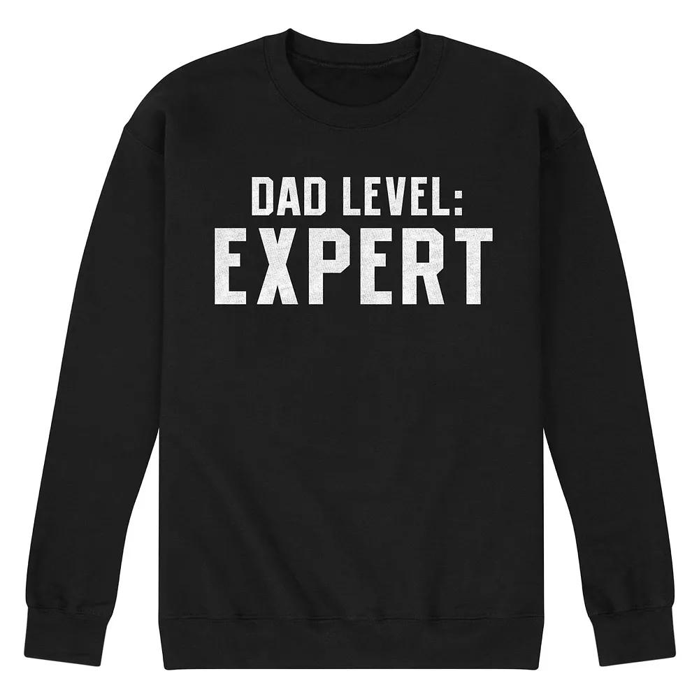 Men's Dad Level Expert Fleece Sweatshirt,  Product Image