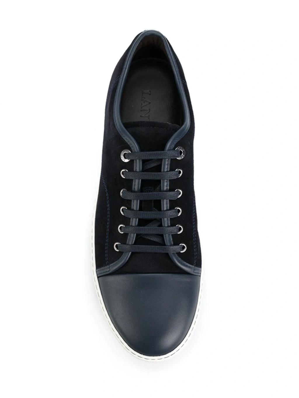 Black DBB1 Suede & Patent Leather Sneakers Product Image