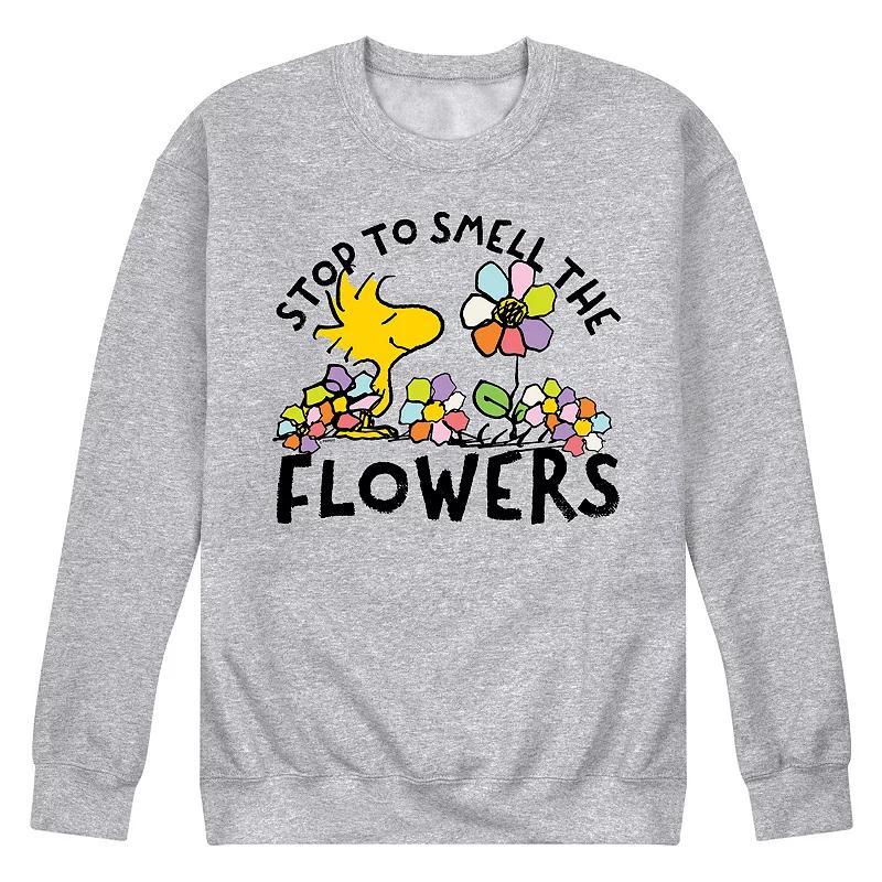 Men's Peanuts Stop & Smell The Flowers Long Sleeve,  Product Image