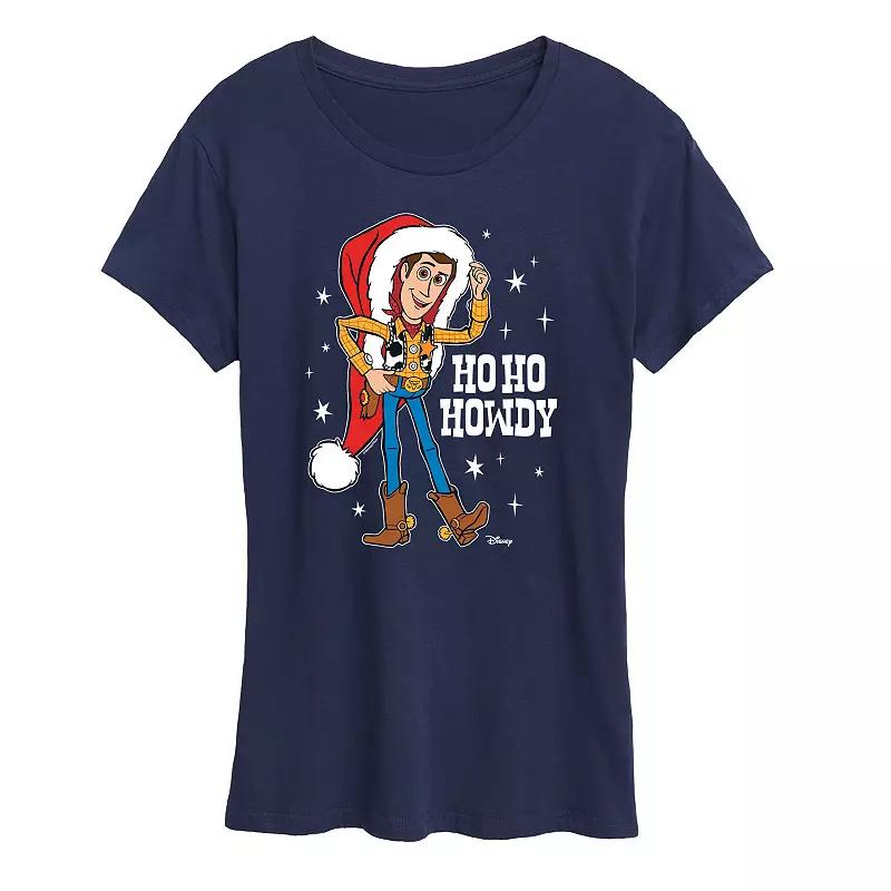 Disney / Pixars Toy Story Womens Woody Ho Ho Howdy Graphic Tee, Girls Product Image