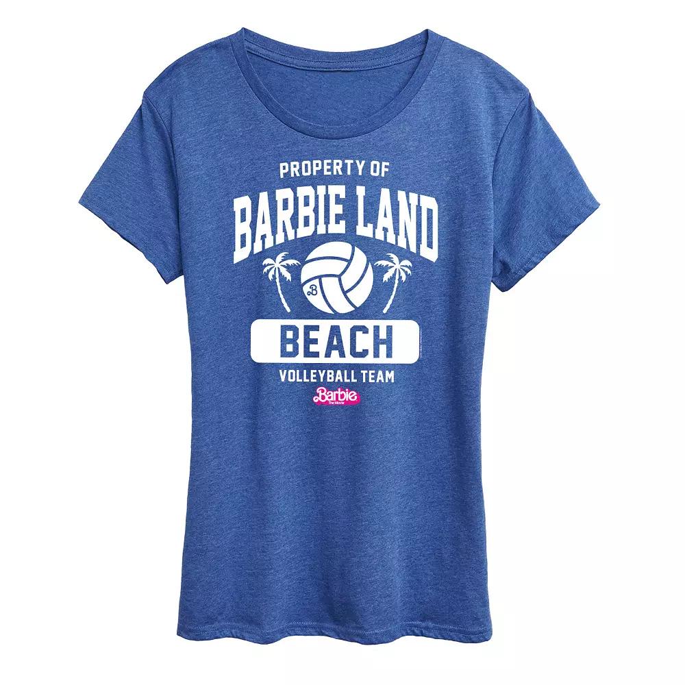 Plus Size Barbie The Movie Land Volleyball Graphic Tee, Womens Product Image