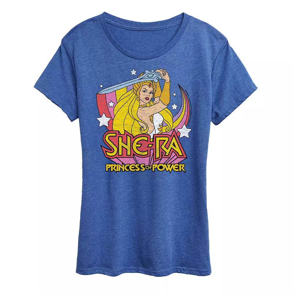Women's She-Ra Sword Rainbow Graphic Tee, Girl's,  Product Image