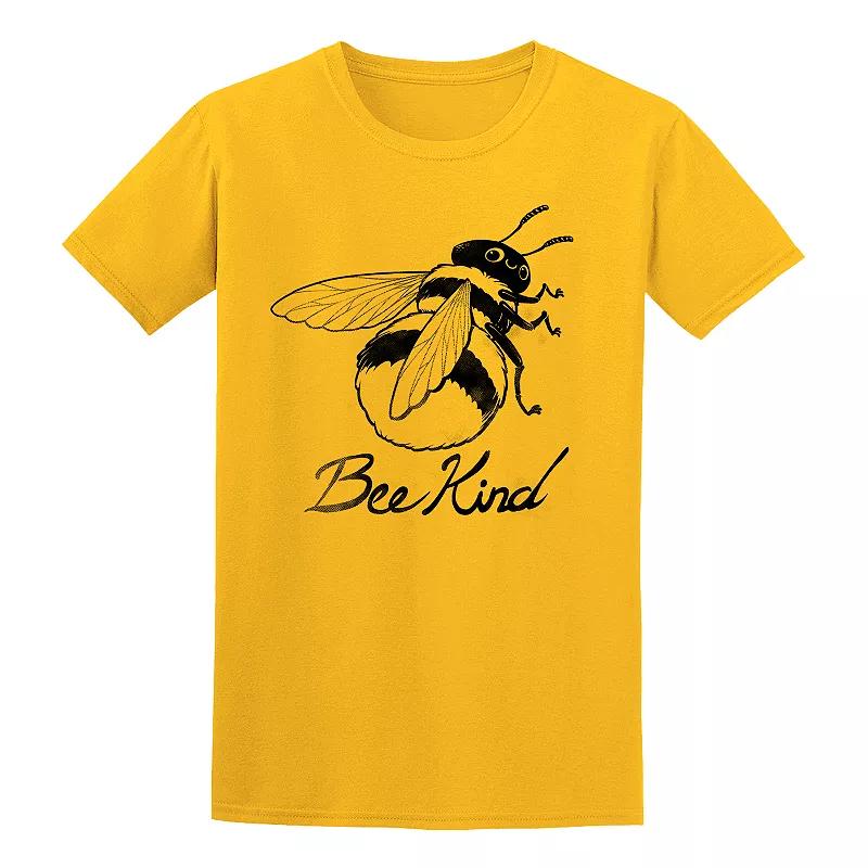 Men's COLAB89 by Threadless Bee Kind Tee, Size: Small, Gold Product Image