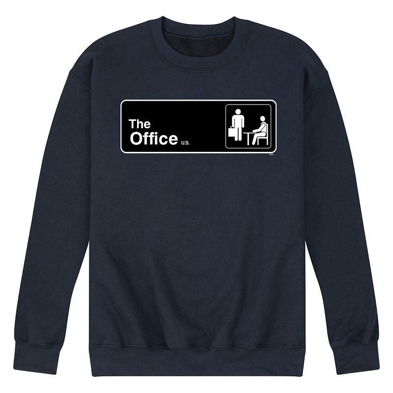 Men's The Office Door Sign Sweatshirt,  Product Image