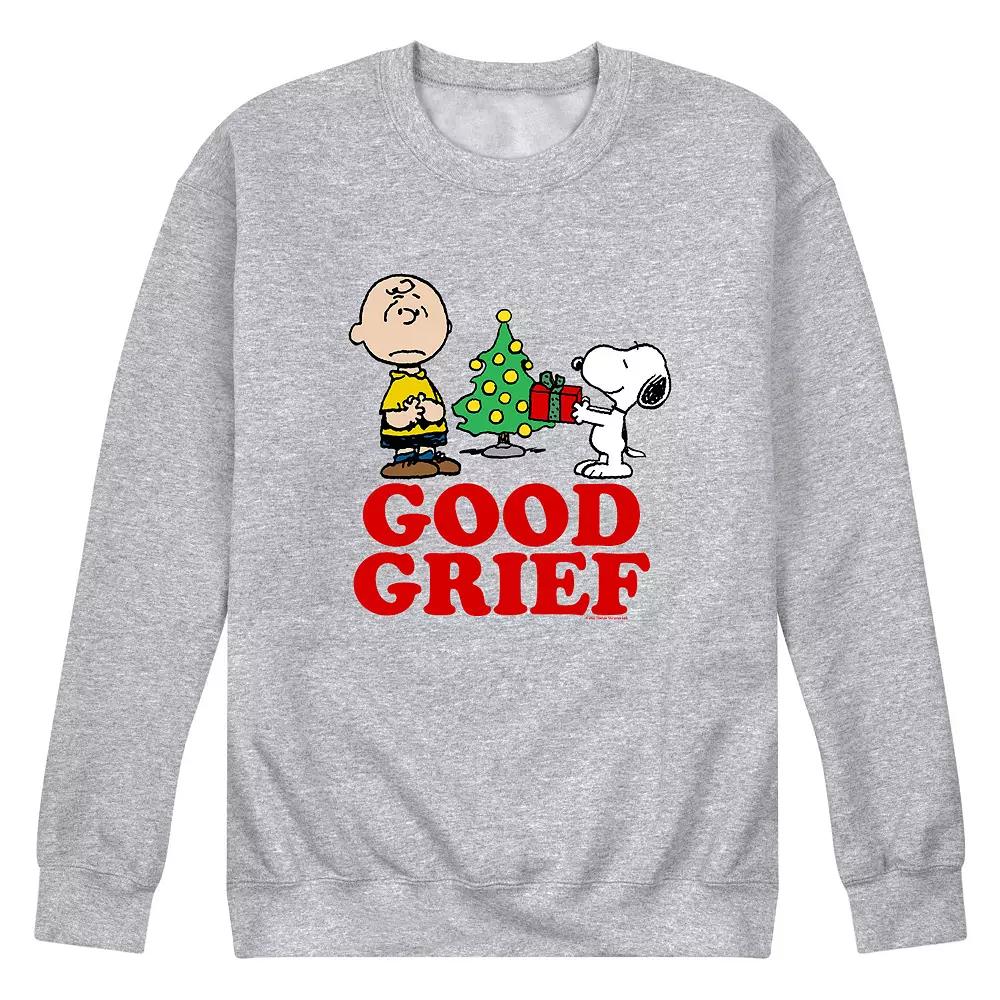Men's Peanuts Good Grief Holiday Sweatshirt,  Product Image