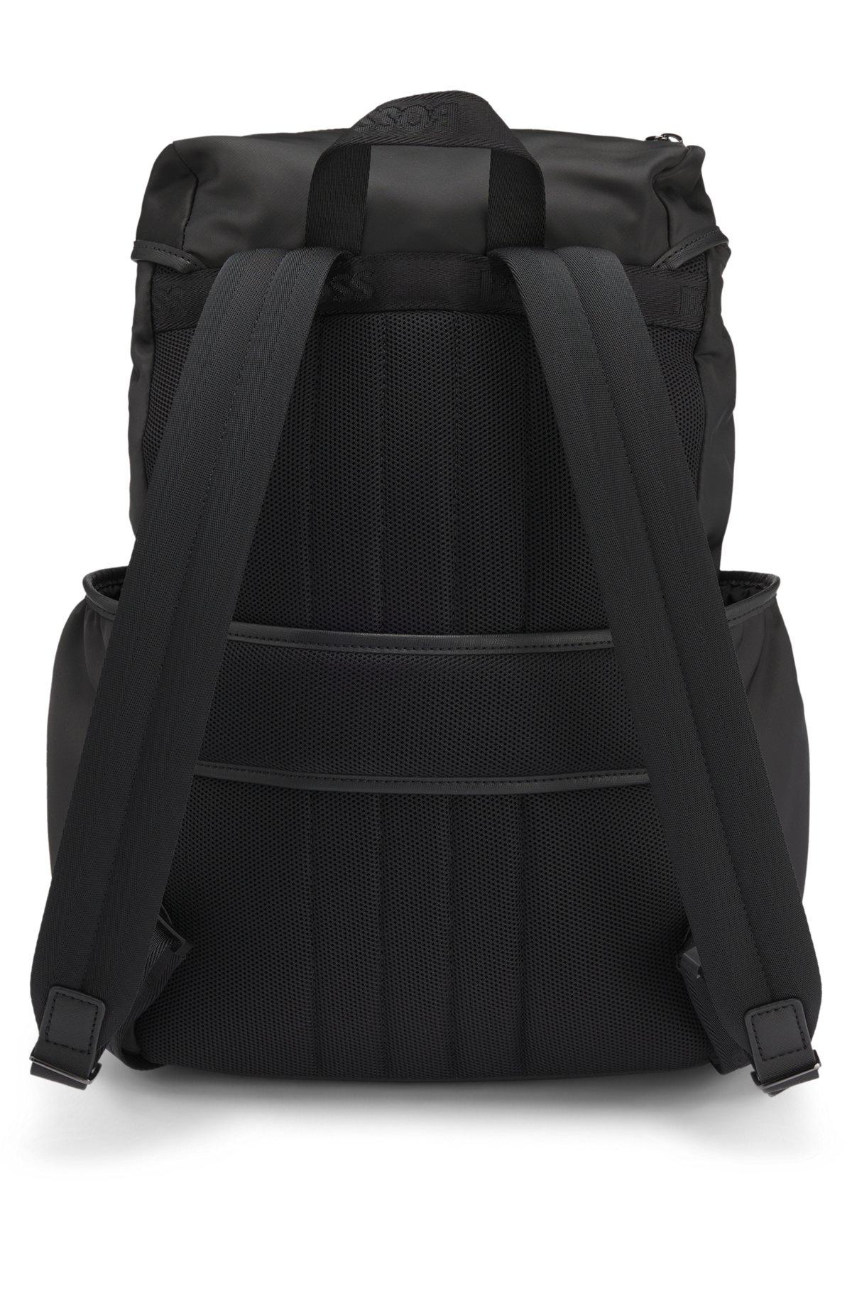 Twill backpack with Double B monogram Product Image