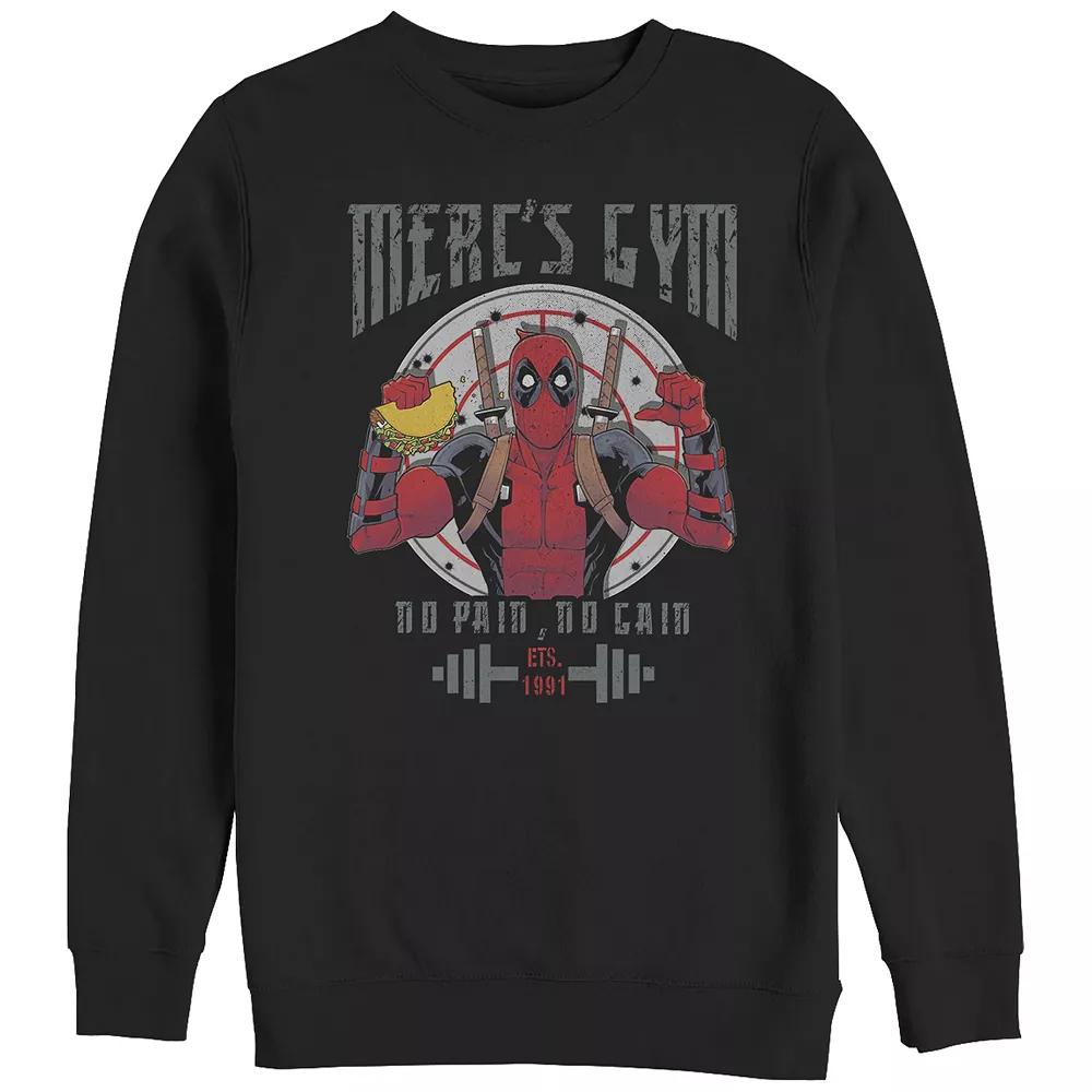 Big & Tall Marvel Deadpool Merc's Gym Graphic Fleece, Men's,  Product Image
