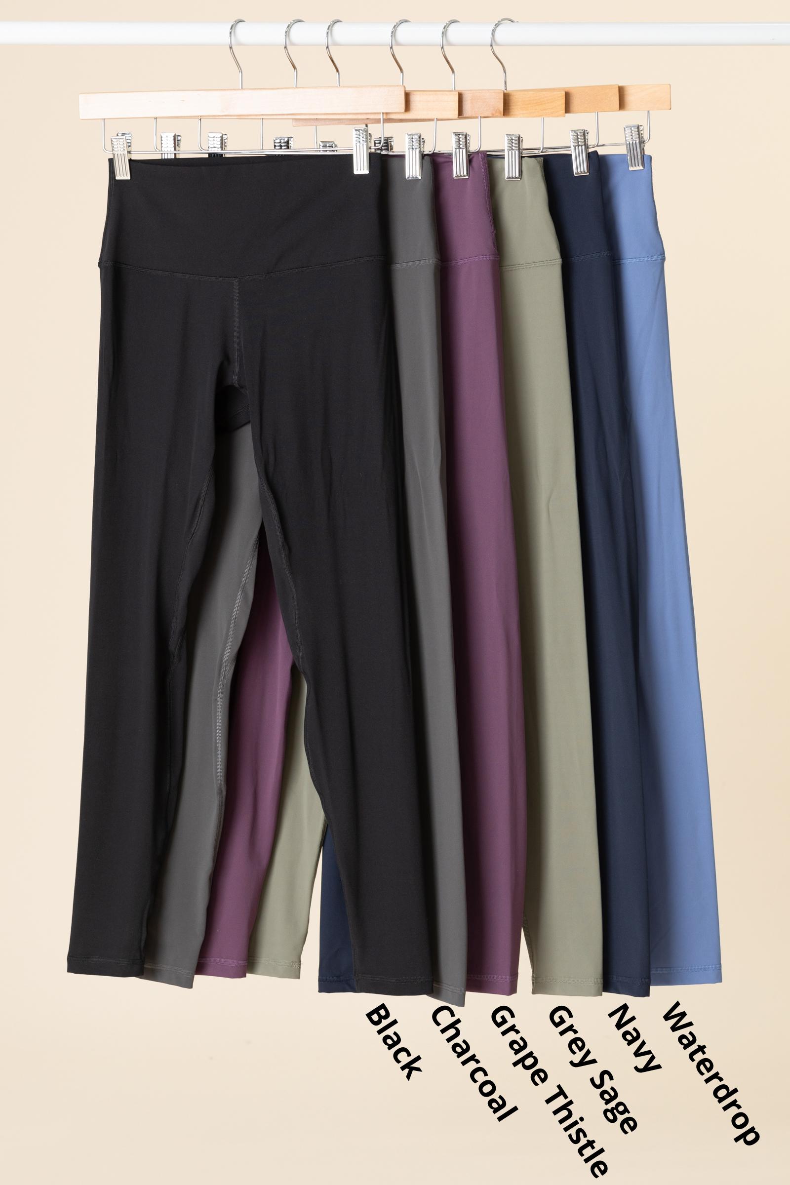 Solid Nylon Active Leggings Product Image