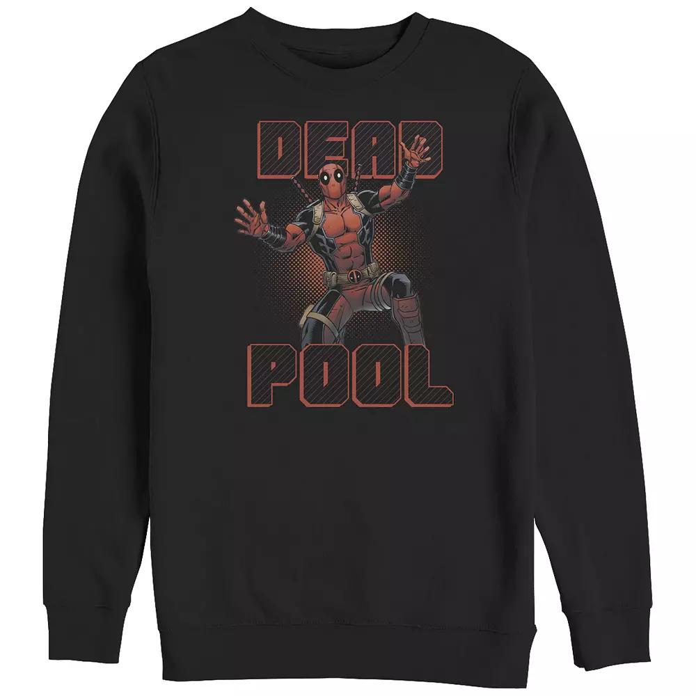 Big & Tall Marvel Deadpool Surprised Graphic Fleece, Men's,  Product Image