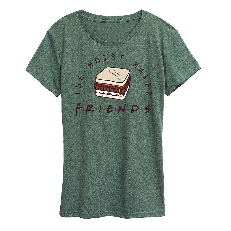 Women's Friends Moist Maker Graphic Tee, Girl's,  Product Image