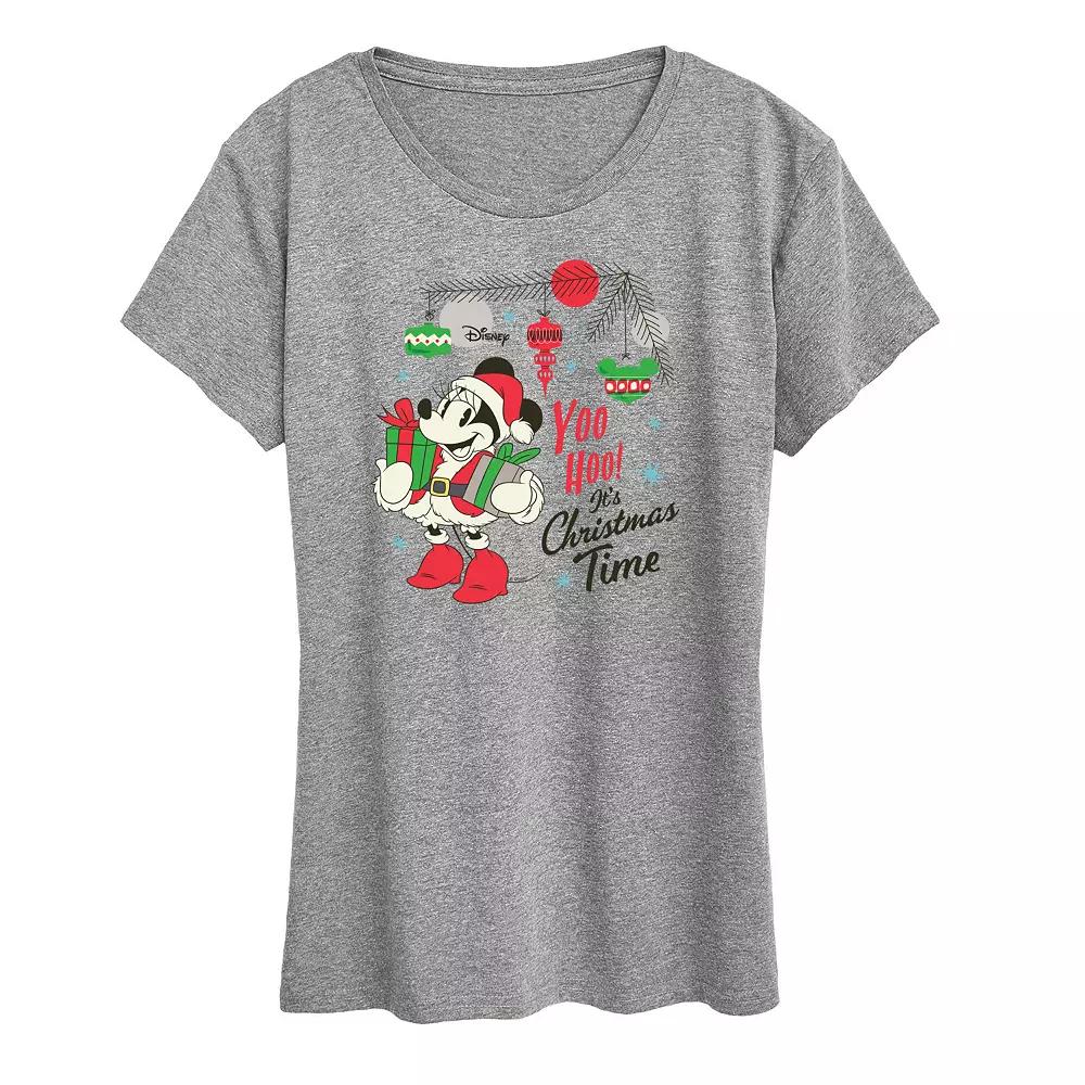 Disney's Minnie Mouse Women's Yoo Hoo Graphic Tee, Girl's,  Product Image