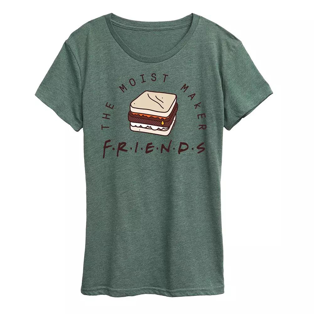 Women's Friends Moist Maker Graphic Tee, Girl's,  Product Image