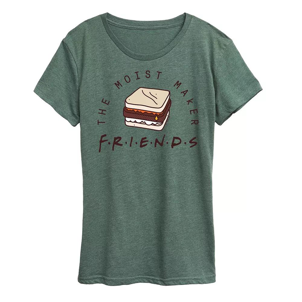 Women's Friends Moist Maker Graphic Tee, Girl's,  Product Image