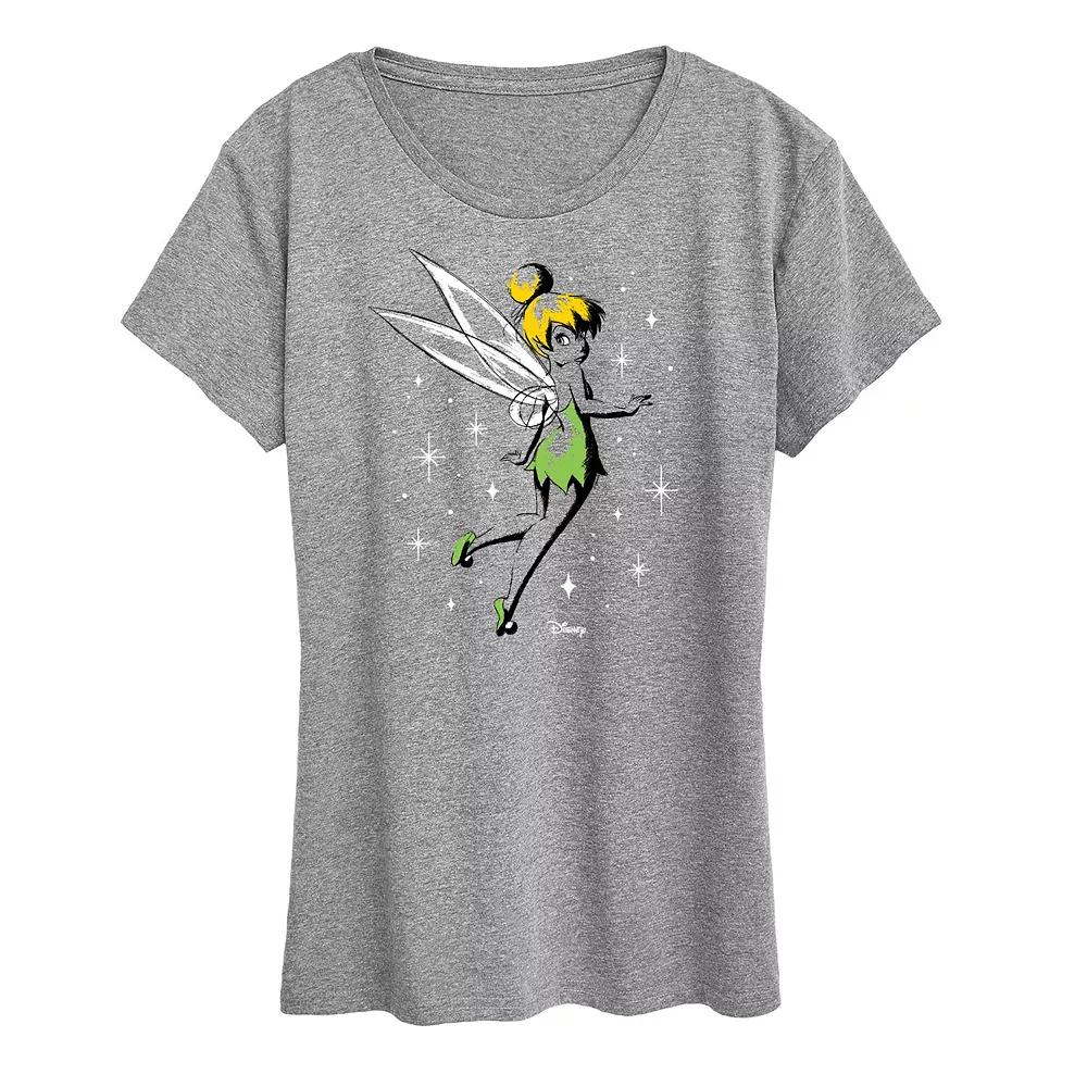 Disney's Tinker Women's Bell Sketch Graphic Tee, Girl's,  Product Image