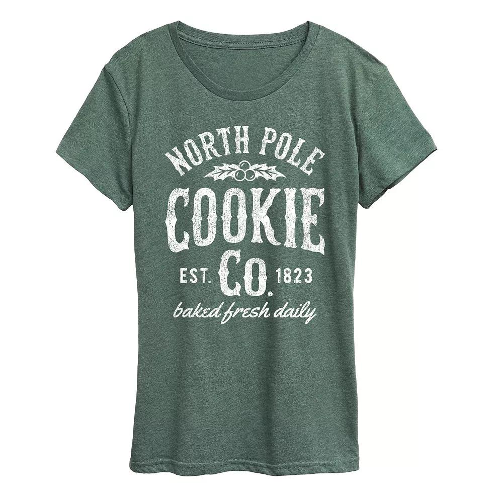 Women's North Pole Cookie Co. Graphic Tee, Girl's,  Product Image