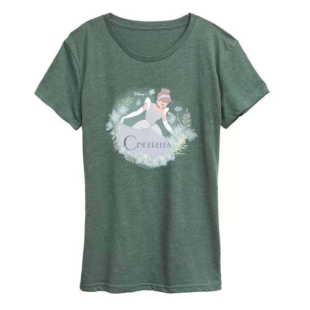 Disney Princess Cinderella Women's Graphic Tee, Girl's,  Product Image