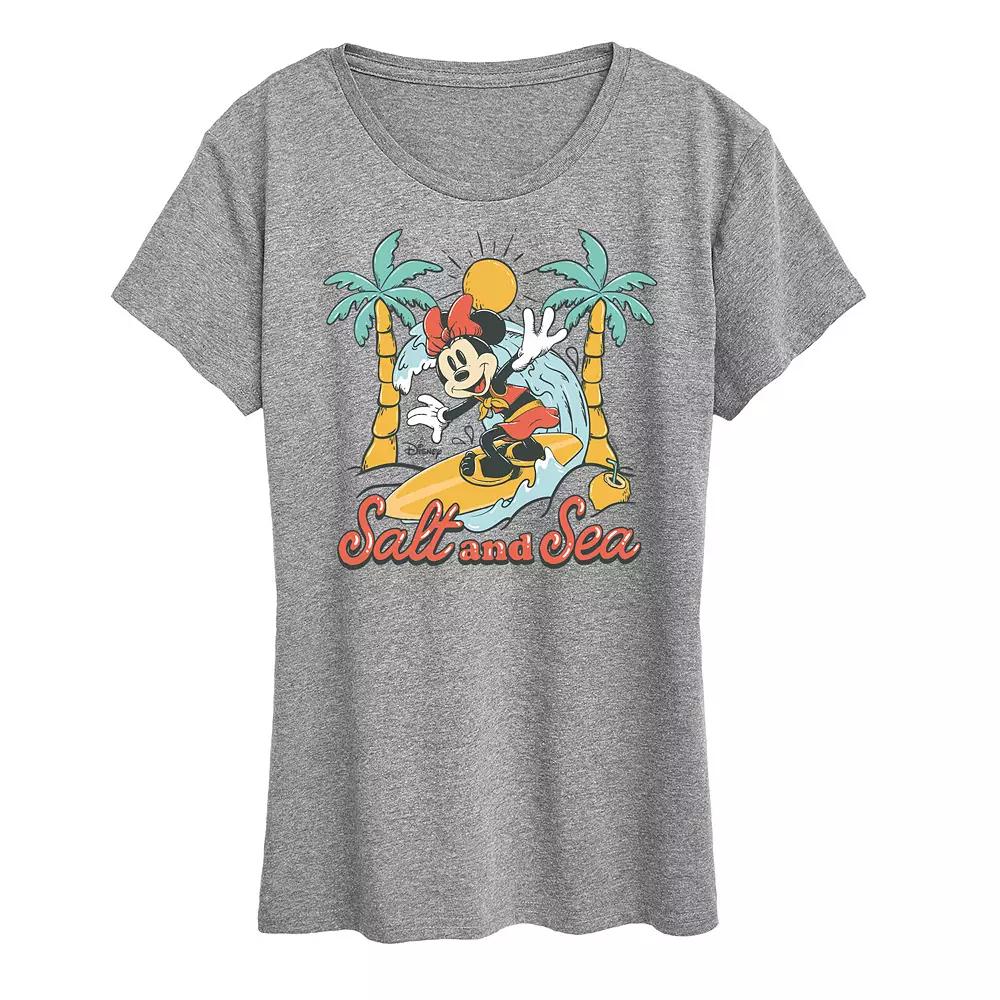 Disney's Minnie Mouse Women's Salt and Sea Graphic Tee,  Product Image