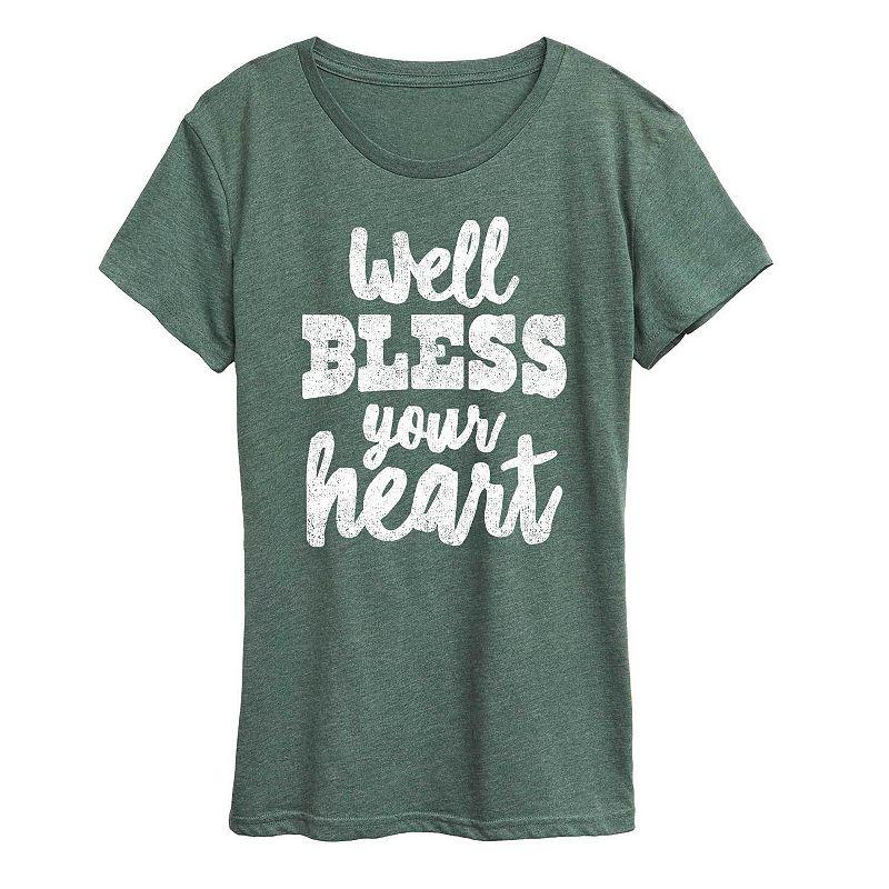 Women's Well Bless Your Heart Graphic Tee, Girl's,  Product Image
