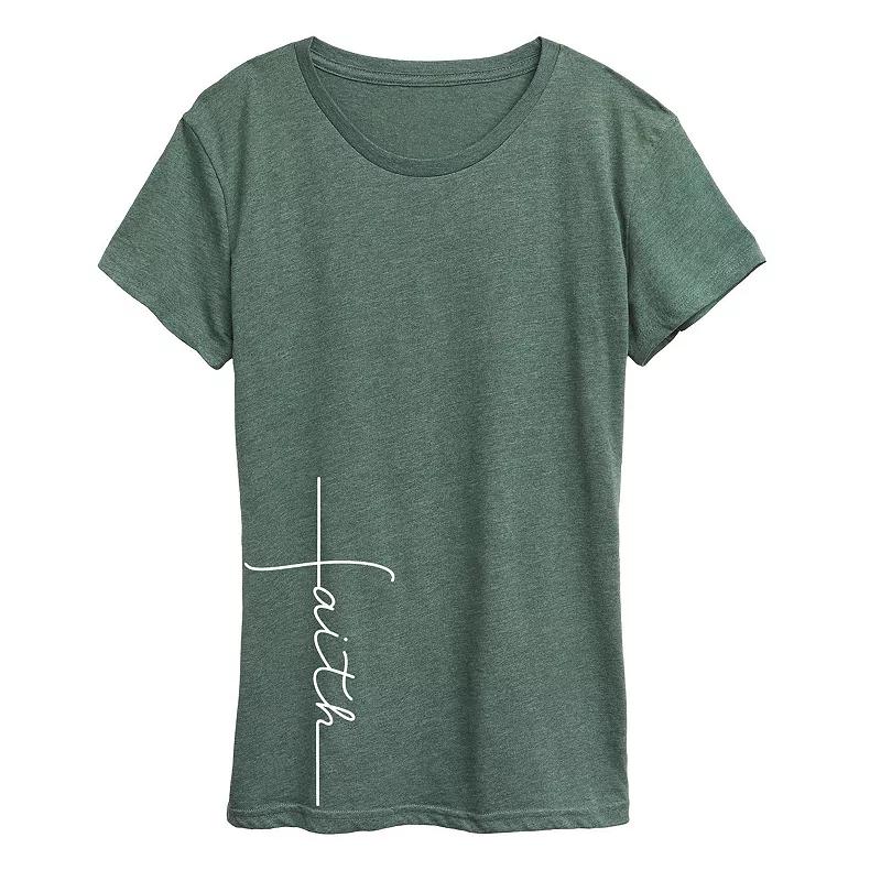 Women's Faith Cross Graphic Tee,  Product Image