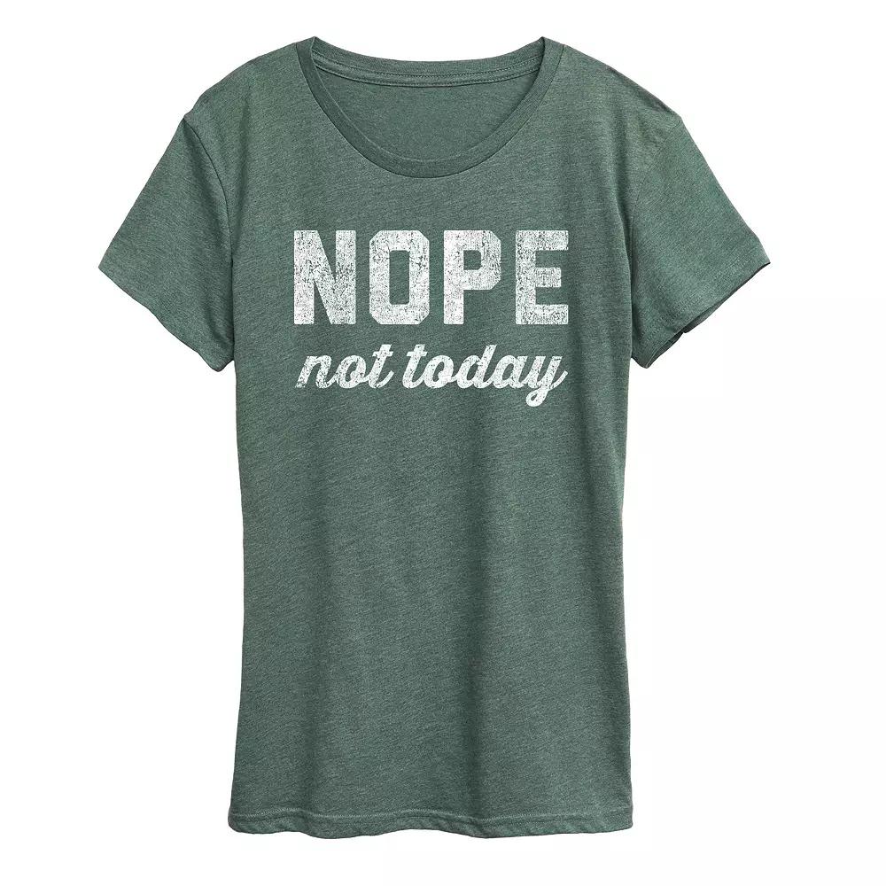 Women's Nope Not Today Graphic Tee, Girl's,  Product Image