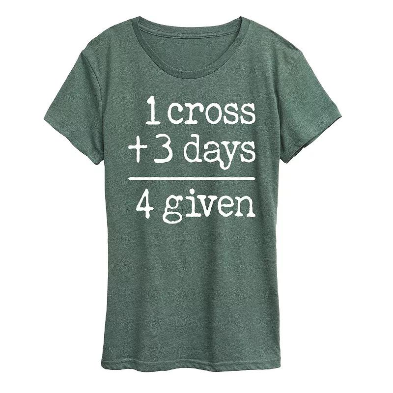 Women's One Cross Three Days Graphic Tee,  Product Image