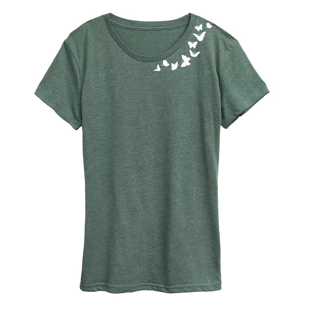 Women's Butterflies Graphic Tee,  Product Image
