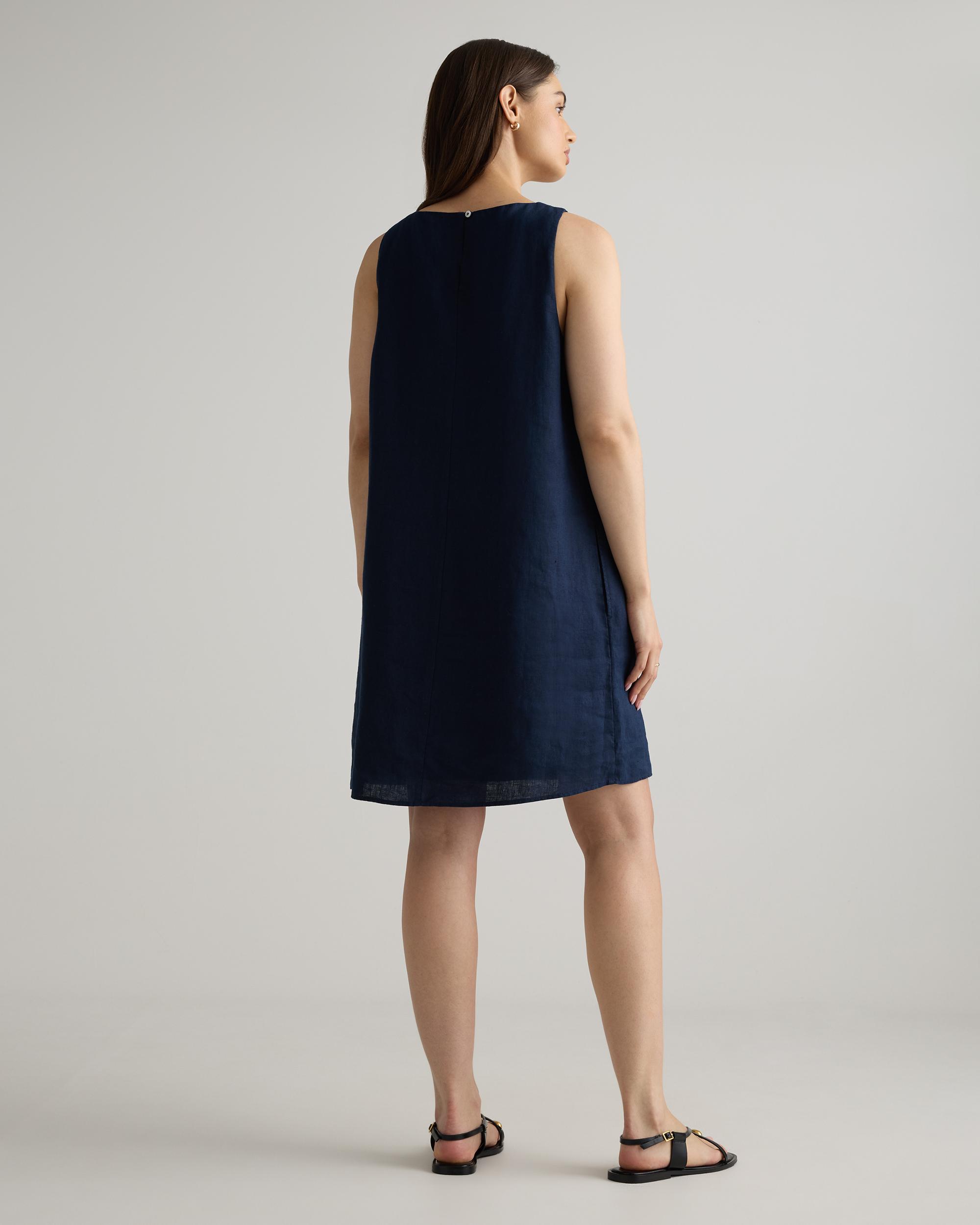 Quince | Women's 100% European Linen Tank Top Mini Dress Size XL Product Image