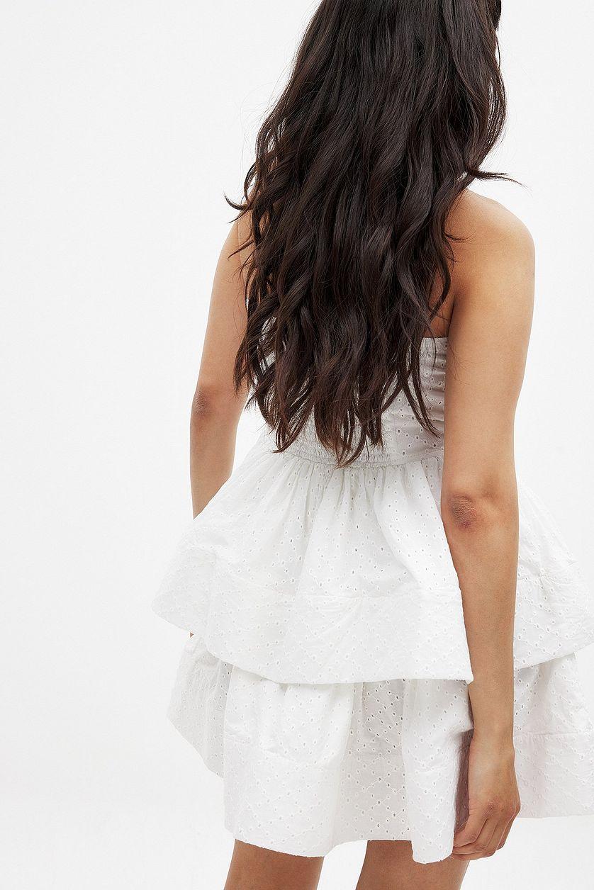 Anglaise Flounce Mini Dress Product Image