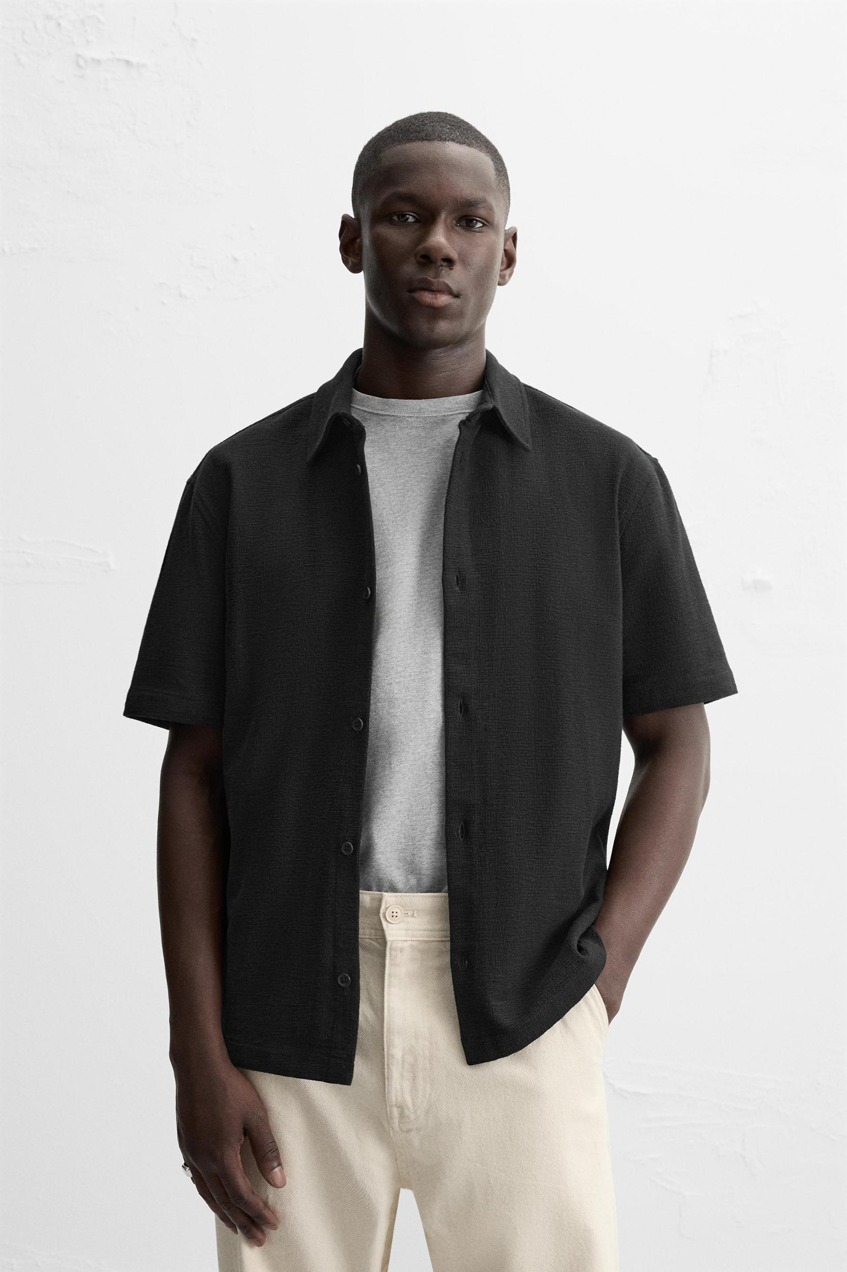 GEOMETRIC JACQUARD SHIRT Product Image