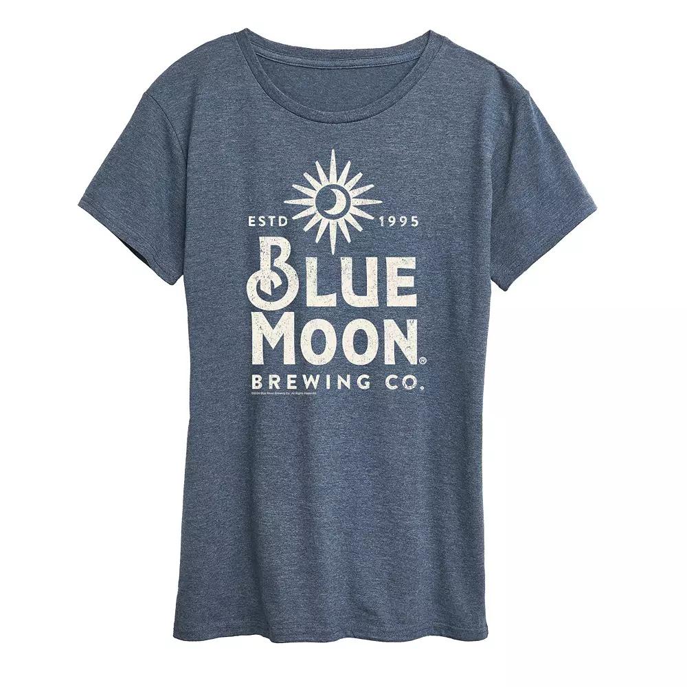 Women's Blue Moon Stacked Graphic Tee,  Product Image