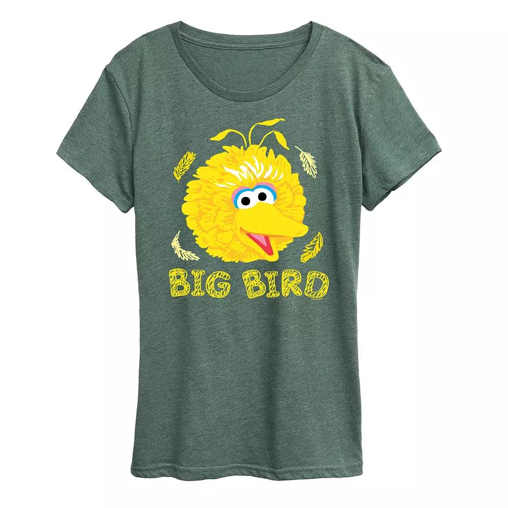Women's Sesame Street Big Bird Graphic Tee, Girl's,  Product Image