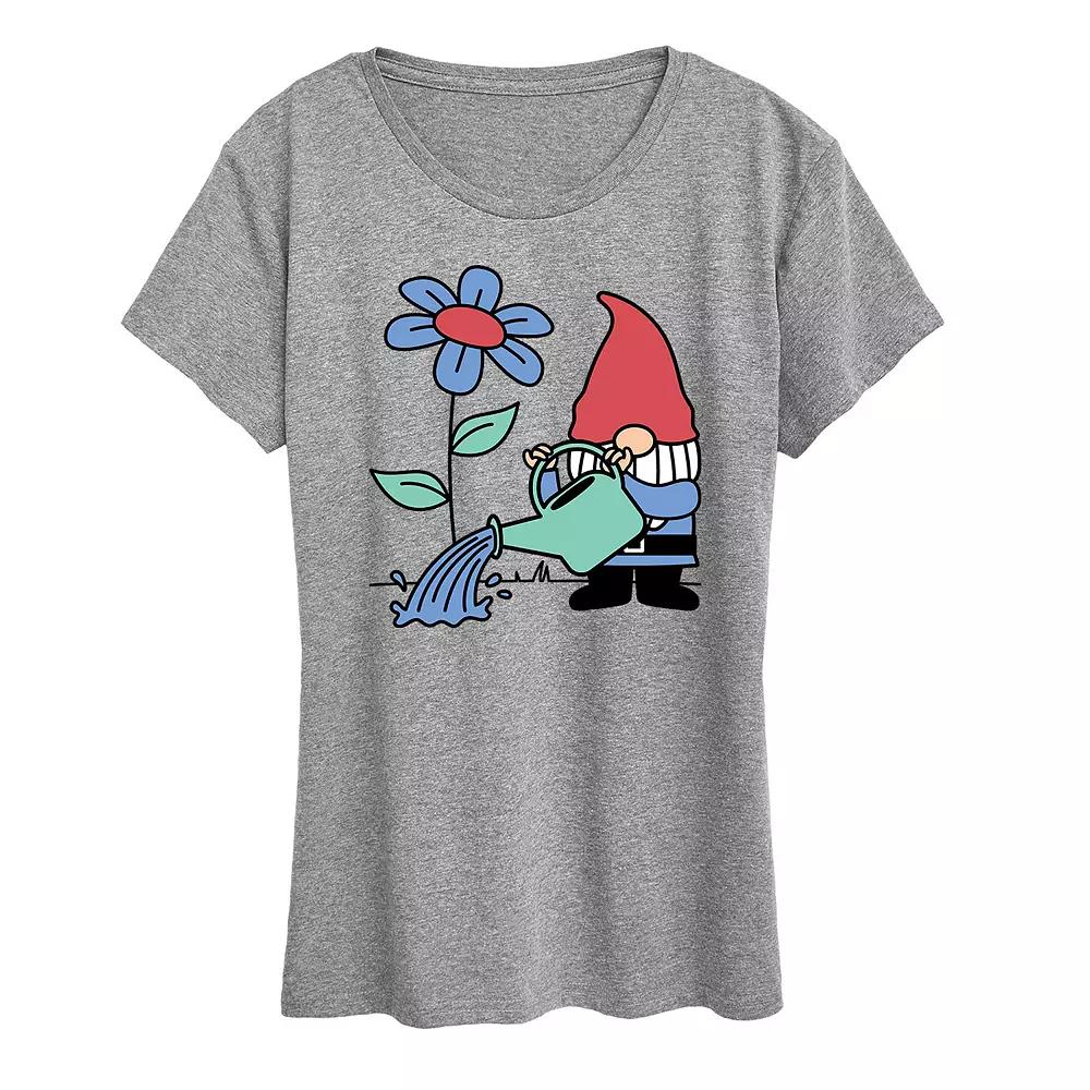 Women's Gardening Gnome Graphic Tee,  Product Image