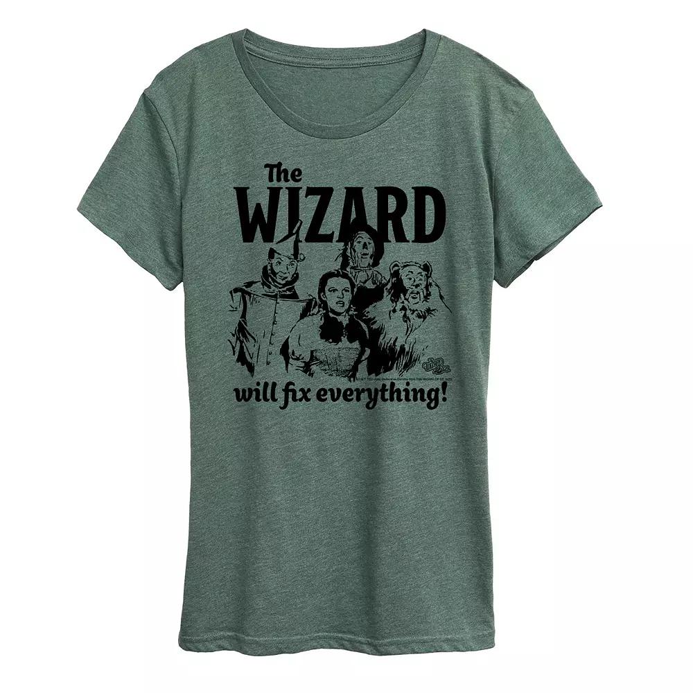 Women's The Wizard Of Oz The Wizard Graphic Tee,  Product Image
