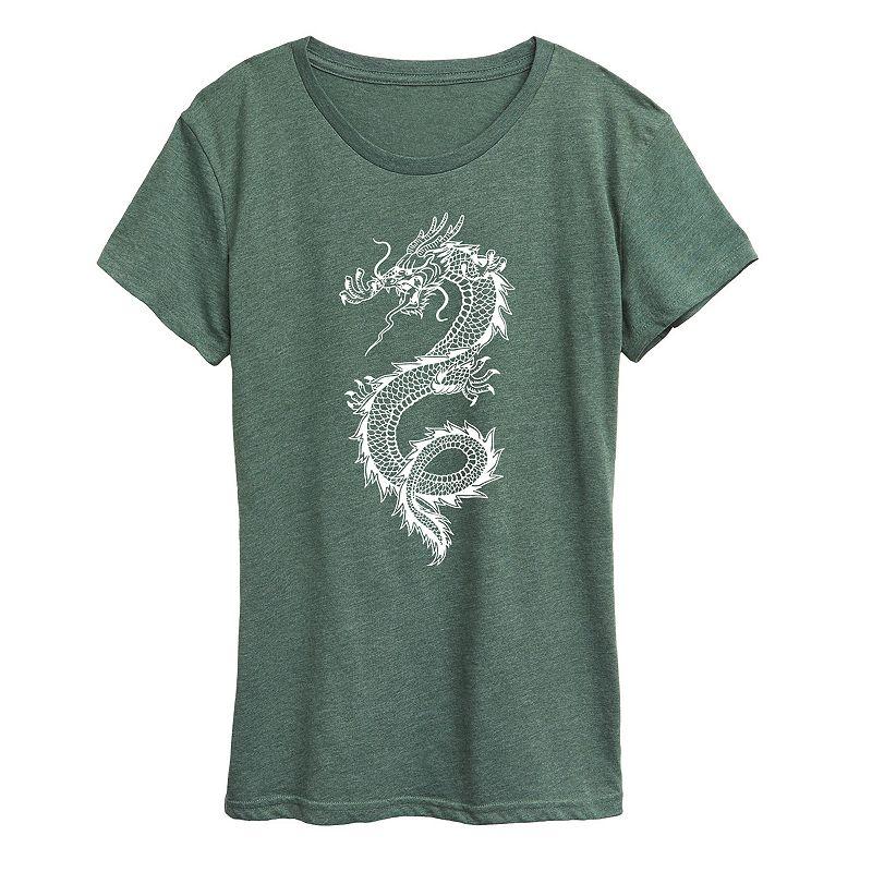 Women's Chinese Dragon Graphic Tee,  Product Image