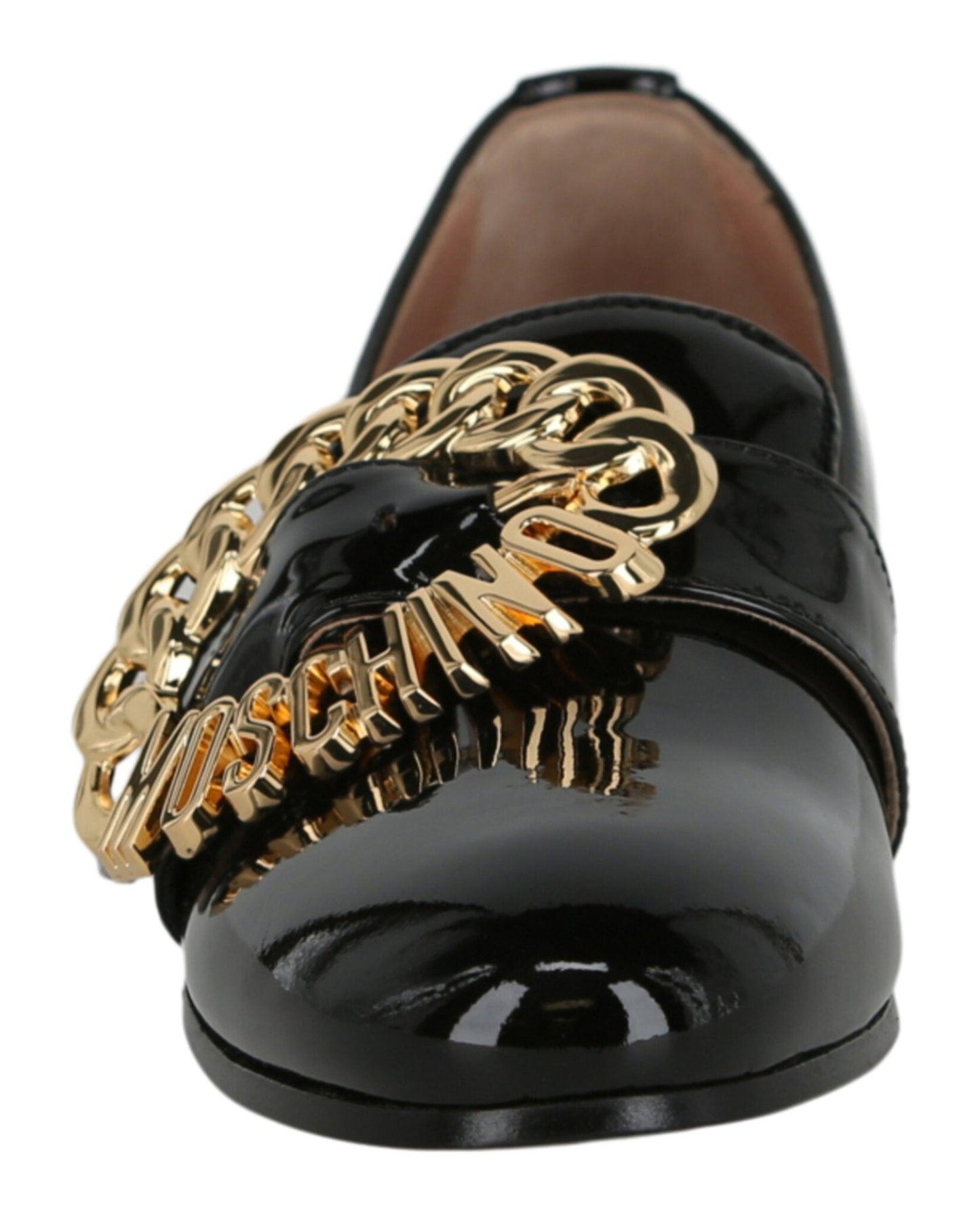 Moschino Logo Buckle Loafers Female Product Image