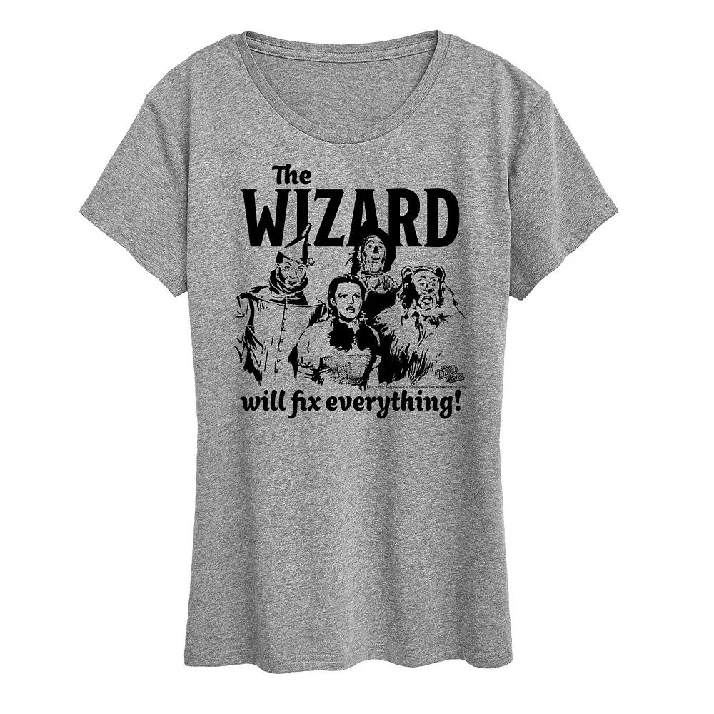 Women's The Wizard Of Oz The Wizard Graphic Tee,  Product Image