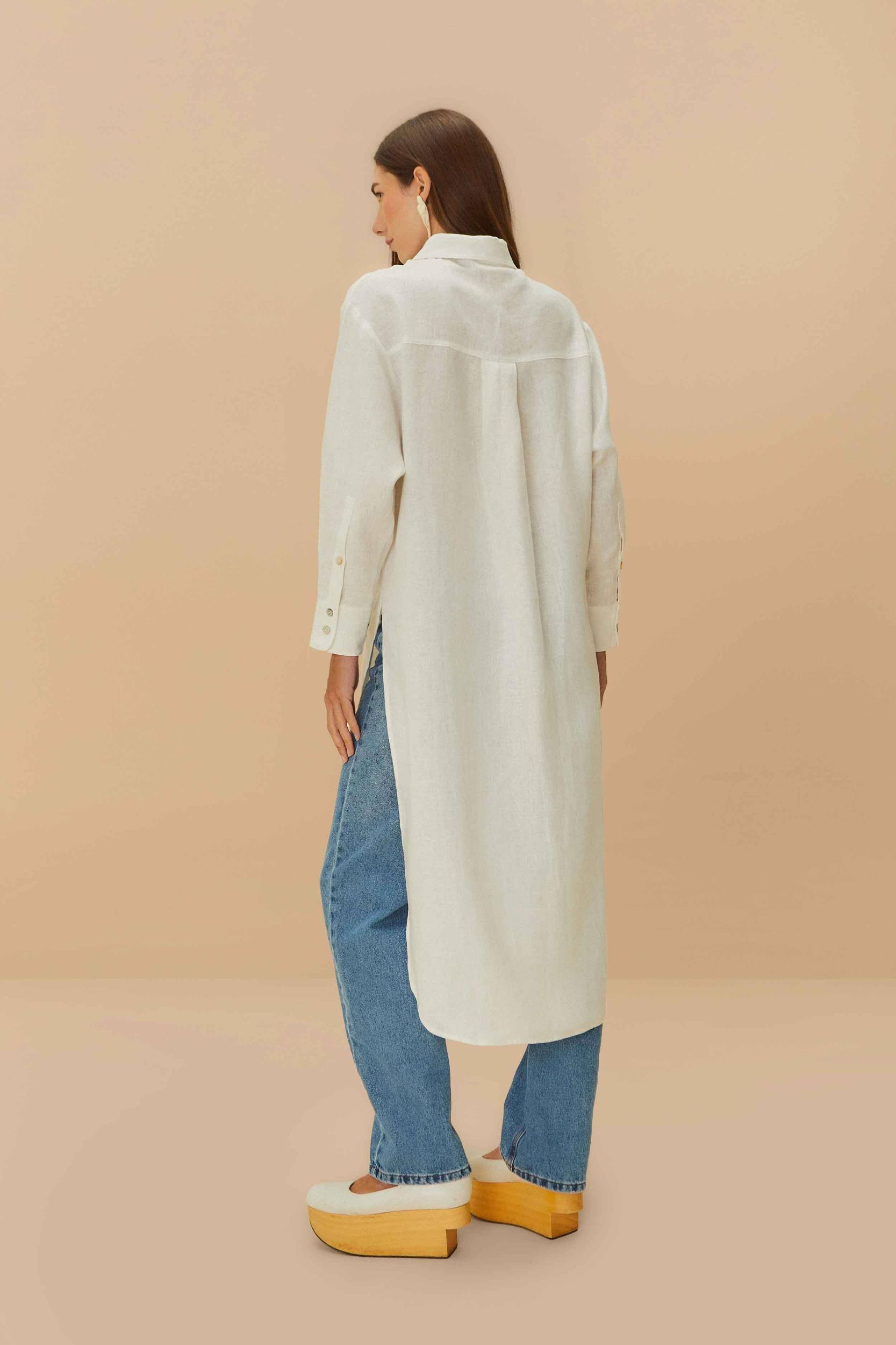 Off-White Euroflax™ Premium Linen Blouse Product Image