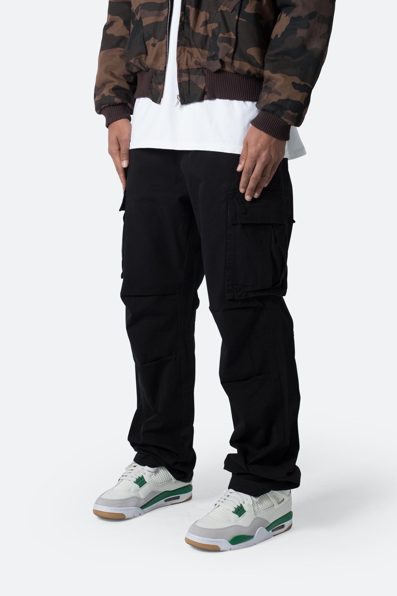 Ultra Baggy Vintage Cargo Pants - Black Product Image