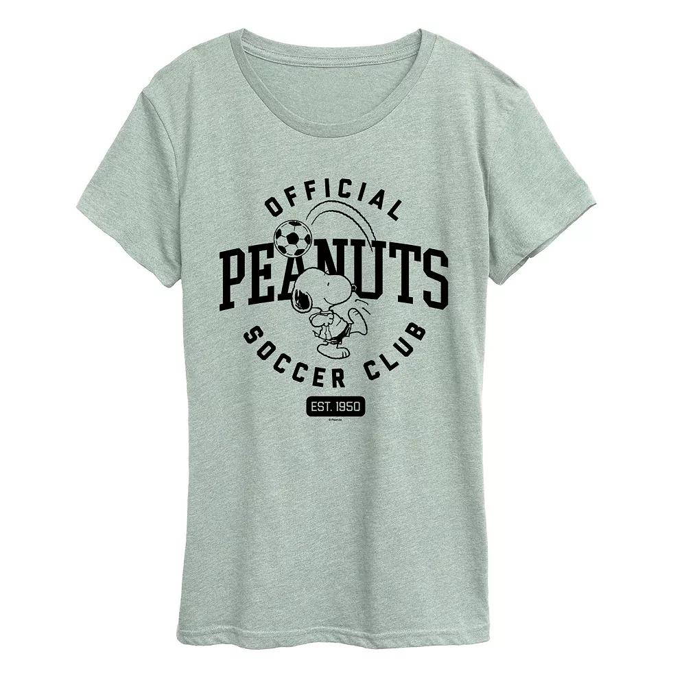 Women's Peanuts Official Soccer Club Graphic Tee,  Product Image
