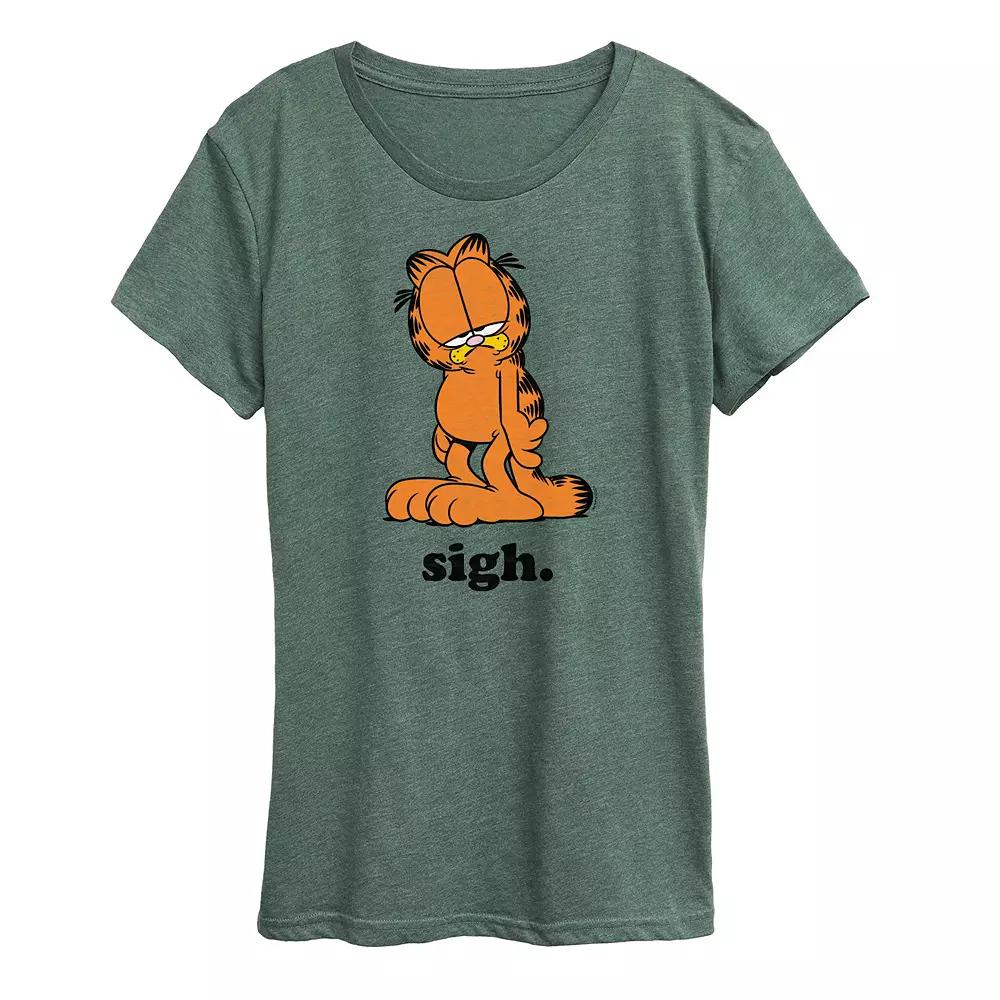 Women's Garfield Sigh Graphic Tee,  Product Image