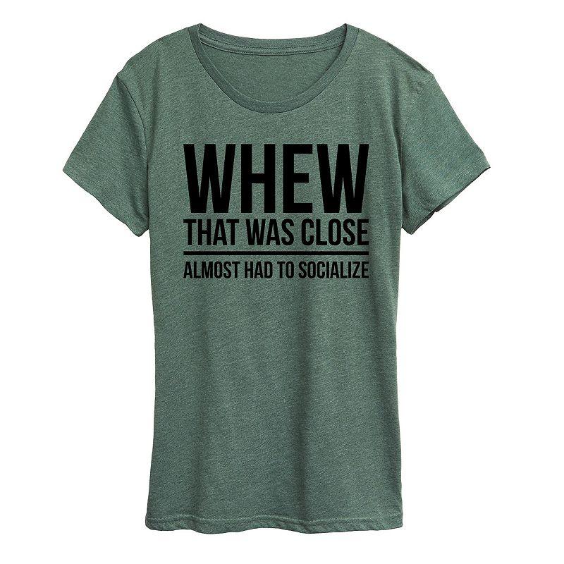Women's Almost Had To Socialize Graphic Tee,  Product Image