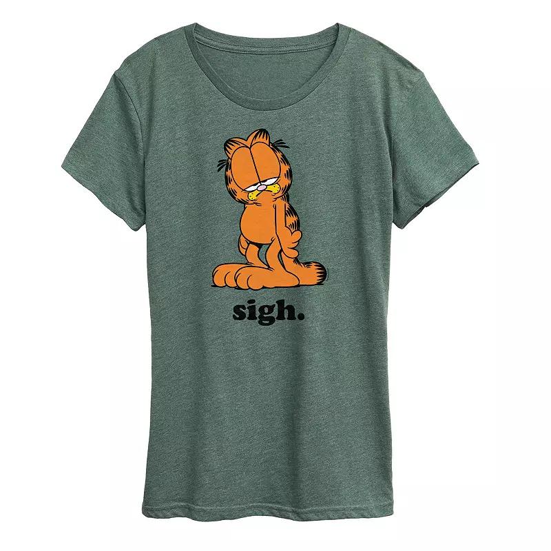 Women's Garfield Sigh Graphic Tee,  Product Image