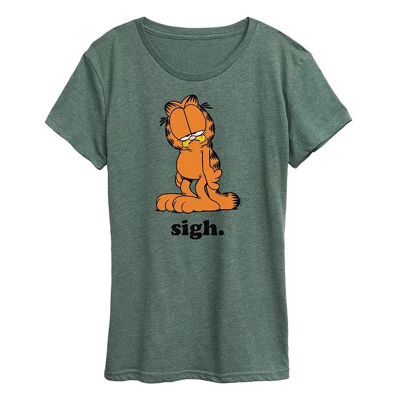 Women's Garfield Sigh Graphic Tee,  Product Image