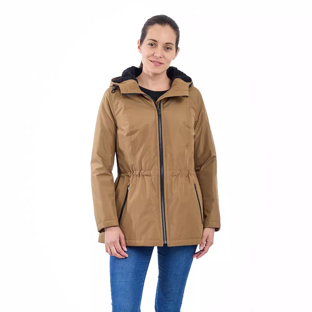 Women's London Fog Zip-Front Rain Anorak Jacket,  Product Image