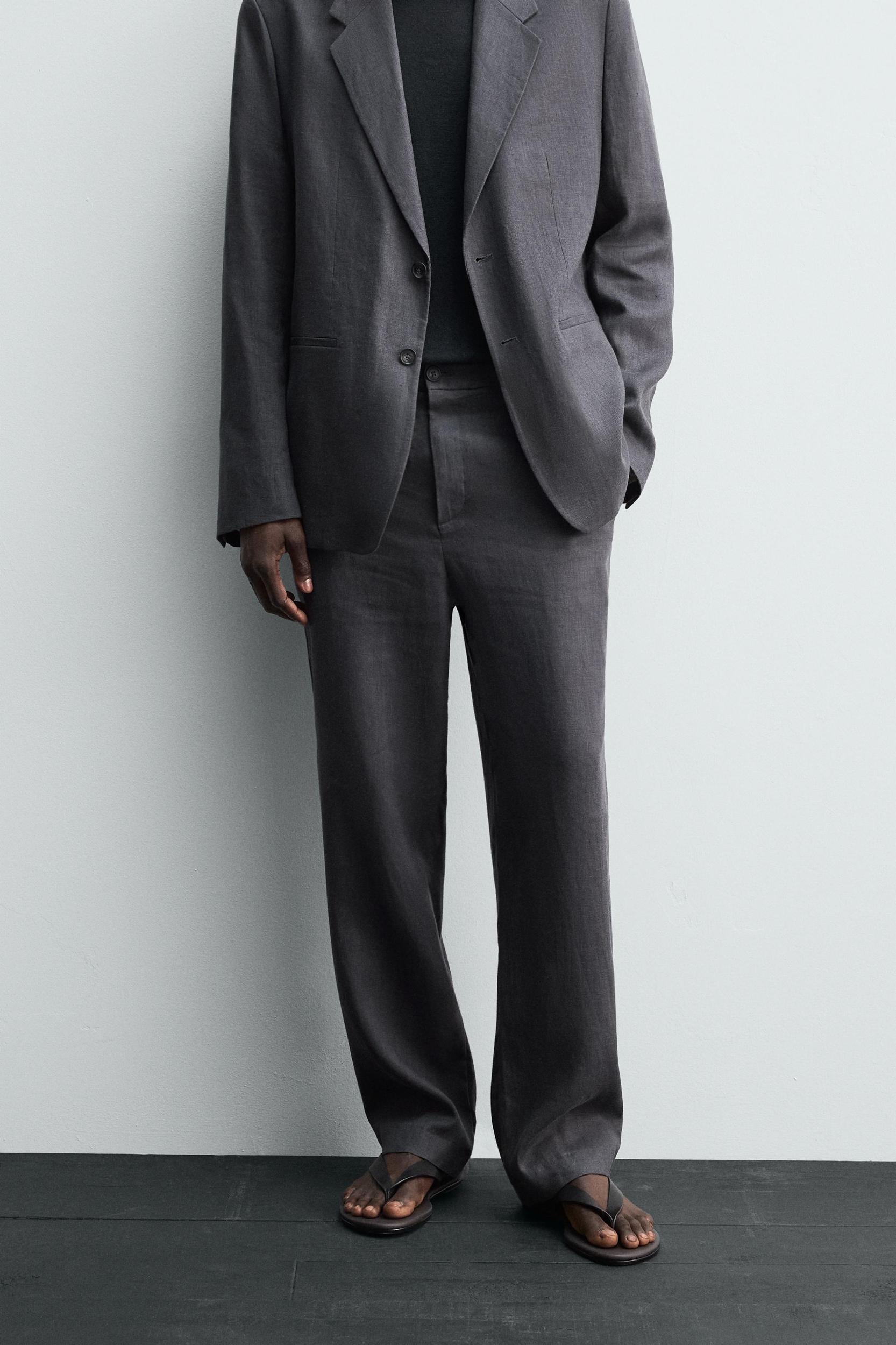 100% LINEN SUIT PANTS Product Image