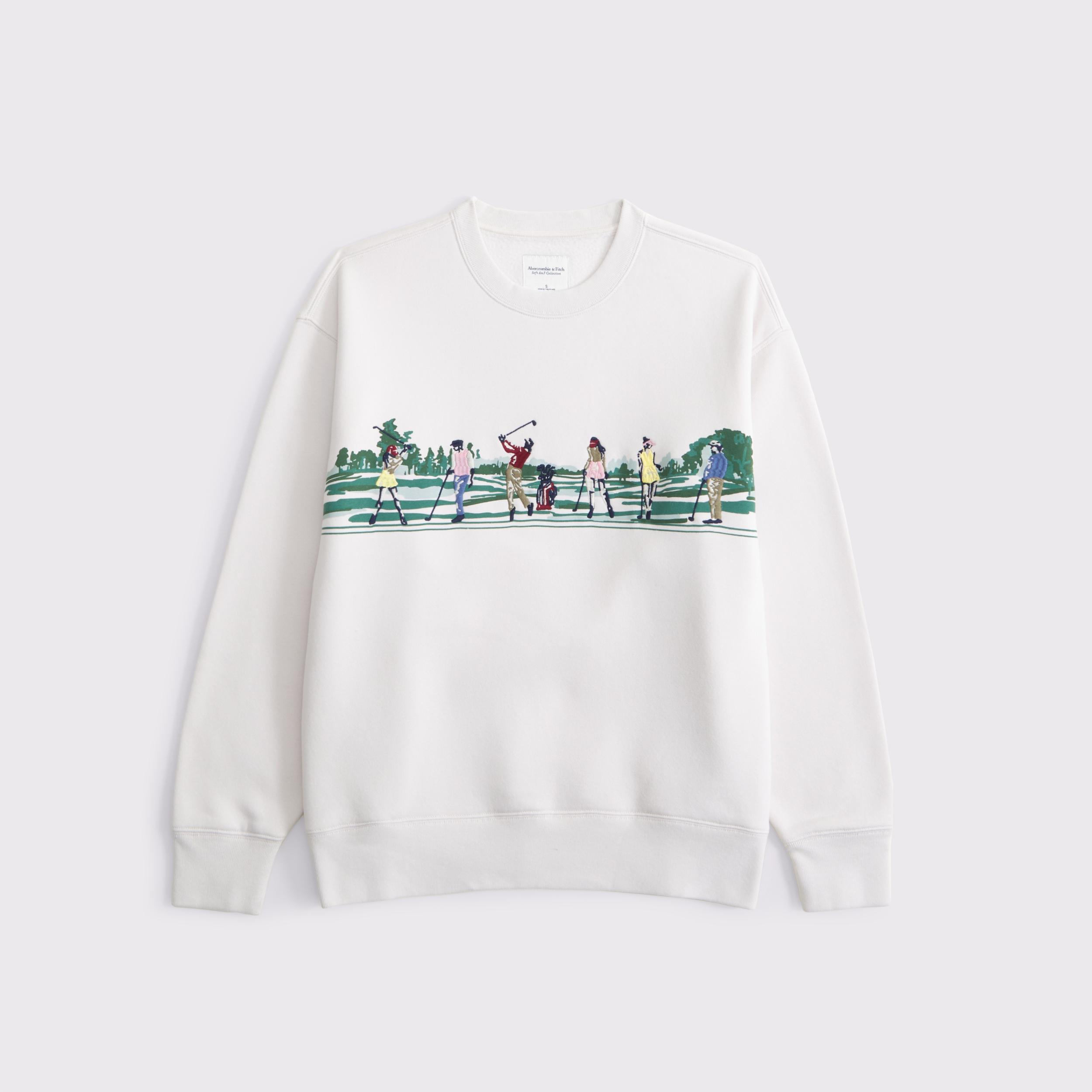 Golf Graphic Oversized Sunday Crew Product Image