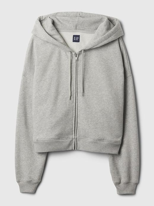 VintageSoft Cropped Hoodie Product Image