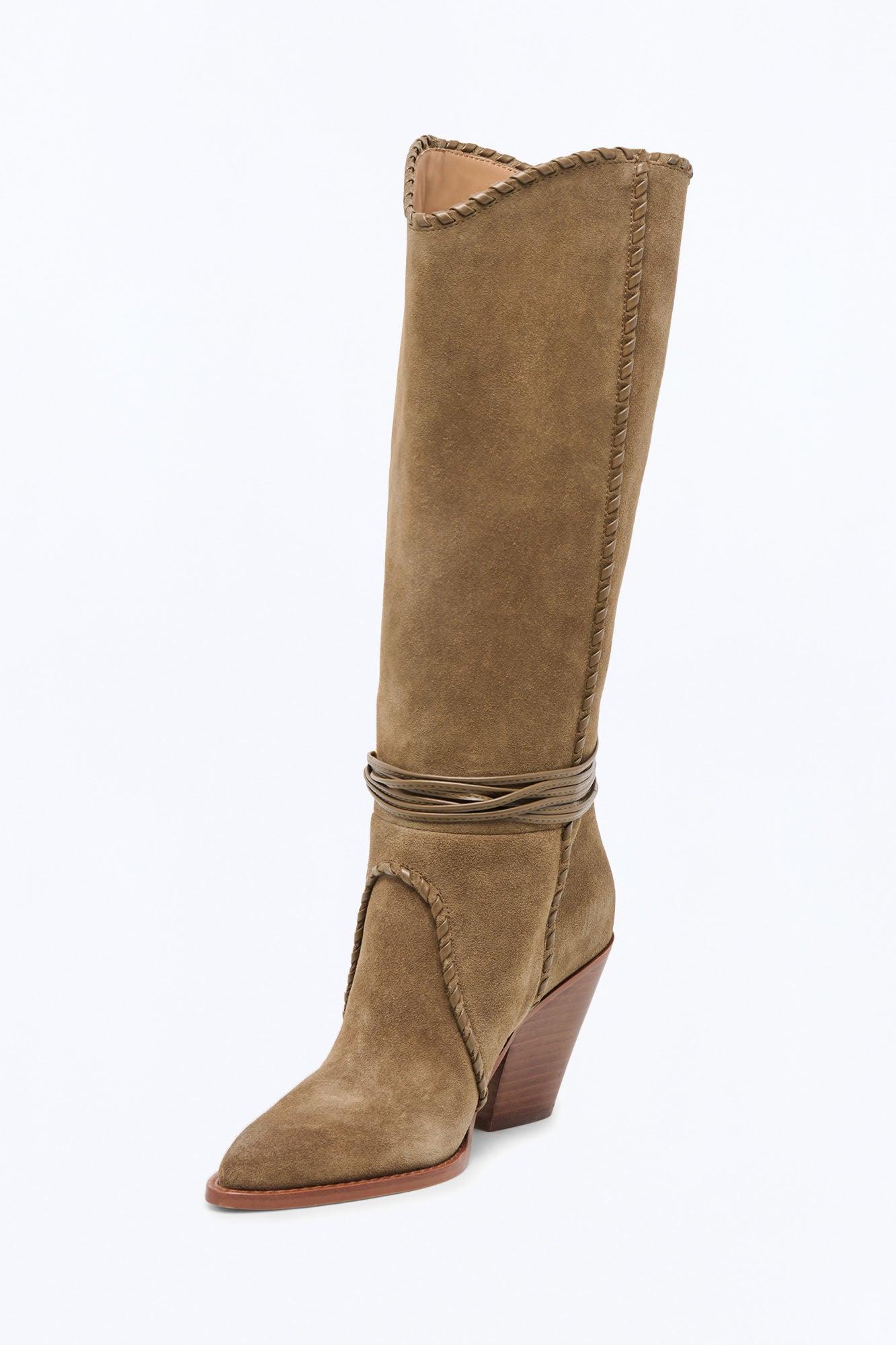 Dolce Vita Jody Suede Boots - Olive Female Product Image
